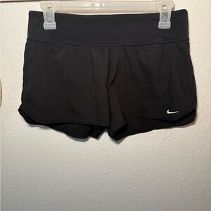 Nike Black Athletic Compression Shorts